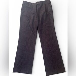 Etro Runway Pants 48 US 12 Purple Burgundy Gray Pin Stripe Wool Trousers Italy